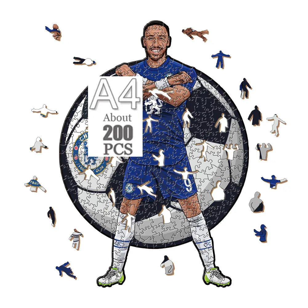 puzzle joueur de foot I boutique1one ZQ-ABMY-01-A4