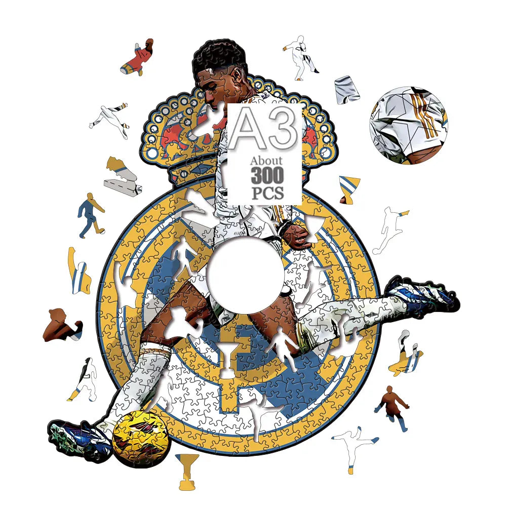 puzzle joueur de foot I boutique1one ZQ-BLEM01-A3