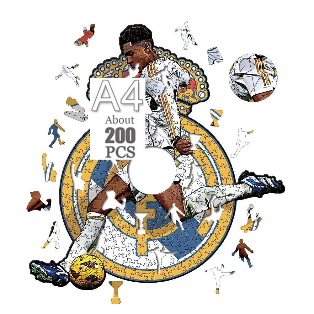 puzzle joueur de foot I boutique1one ZQ-BLEM01-A4