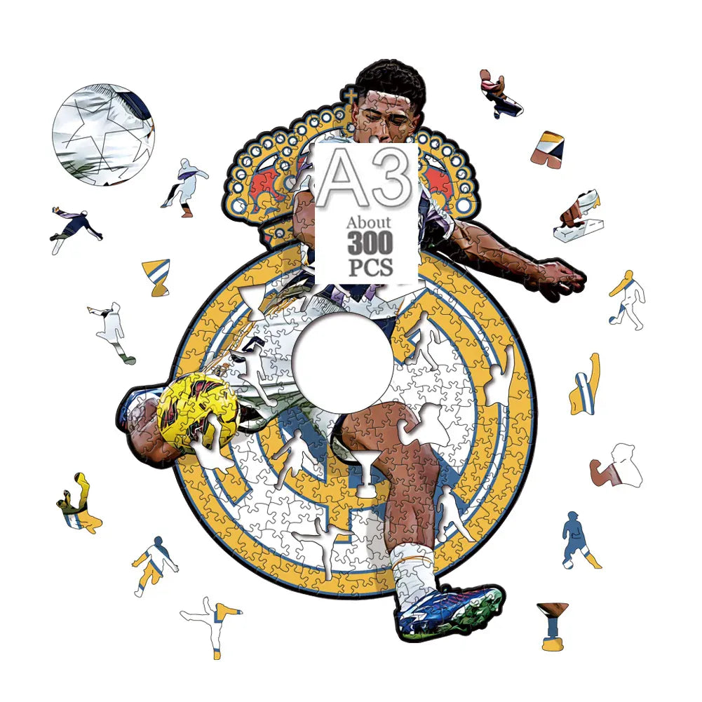 puzzle joueur de foot I boutique1one ZQ-BLEM02-A3