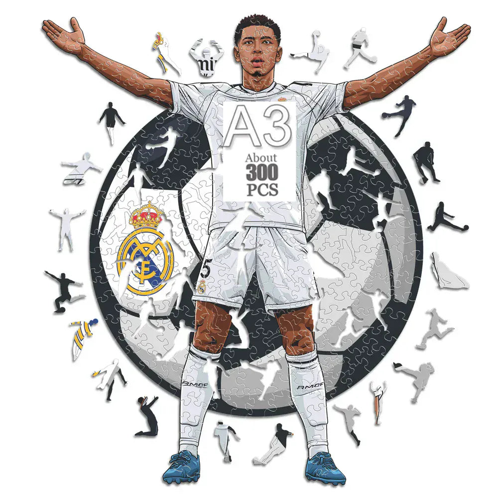 puzzle joueur de foot I boutique1one ZQ-BLHM04-A3