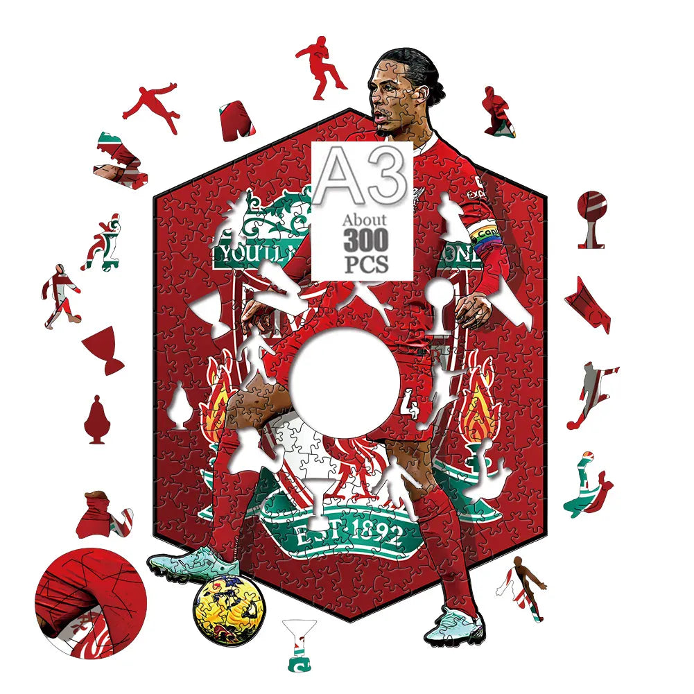 puzzle joueur de foot I boutique1one ZQ-FDK01-A3