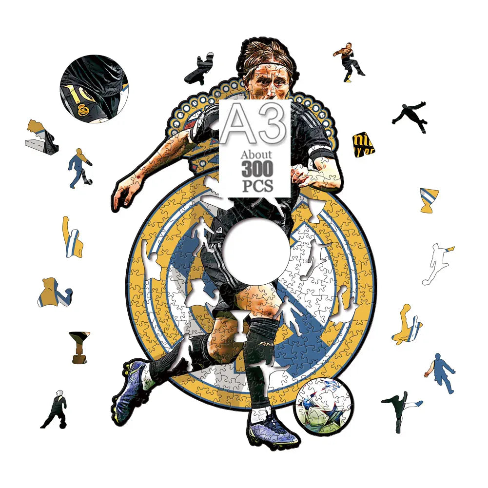 puzzle joueur de foot I boutique1one ZQ-MDLQ01-A3