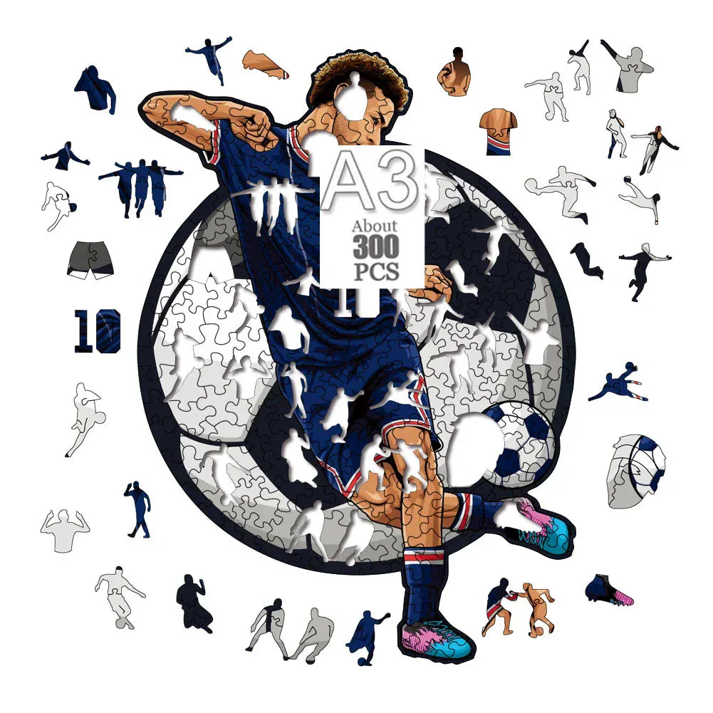 puzzle joueur de foot I boutique1one ZQ-NME01-A3