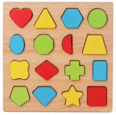 puzzle lame de bois original I boutique1one shape 20x20cm / CHINA