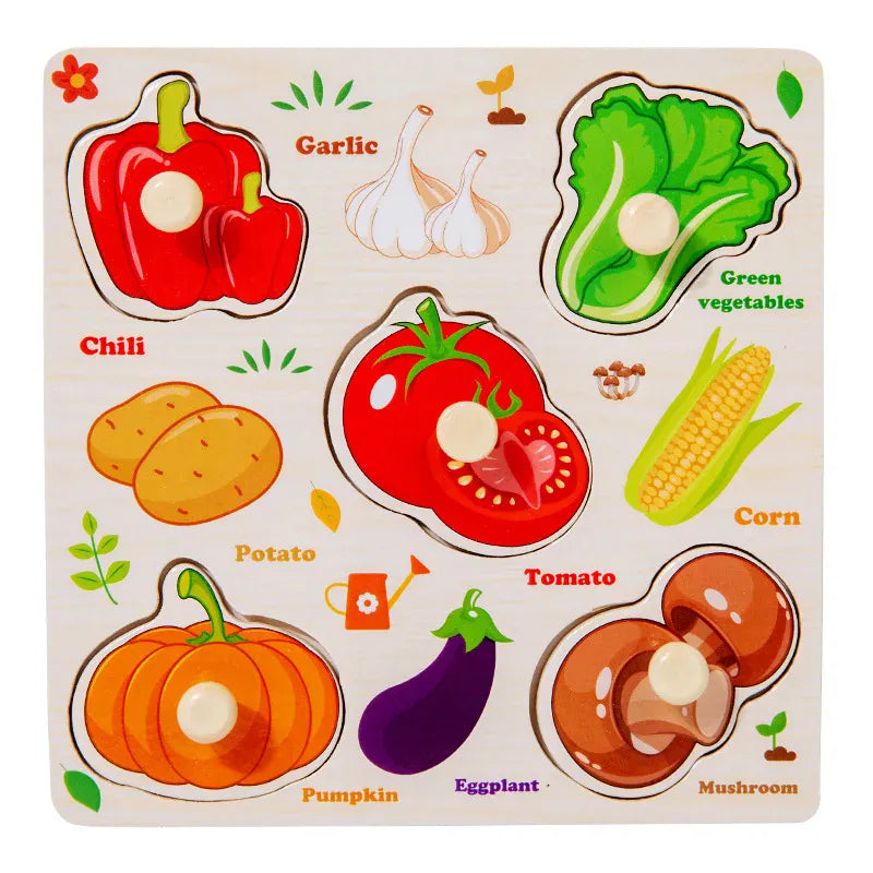 puzzle lame de bois original I boutique1one Vegetable / CHINA