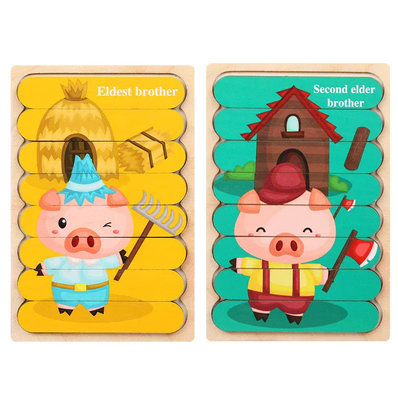 puzzle lame de bois original I boutique1one WT252 1PC / CHINA