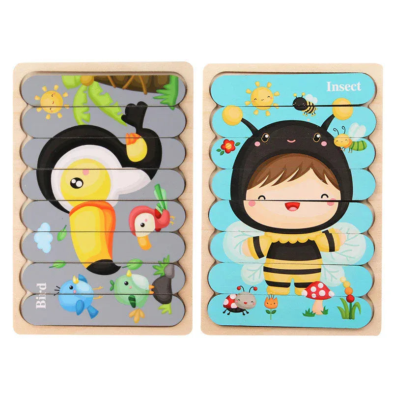 puzzle lame de bois original I boutique1one WT257 1PC / CHINA