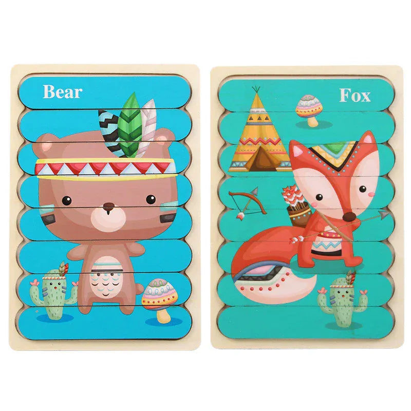 puzzle lame de bois original I boutique1one WT259 1PC / CHINA