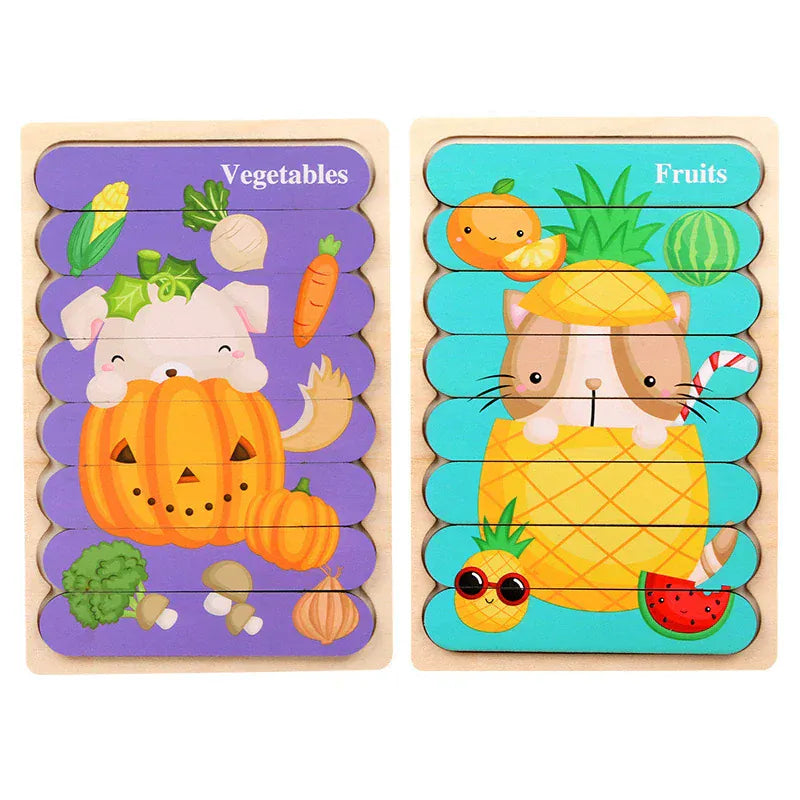 puzzle lame de bois original I boutique1one WT262 1PC / CHINA