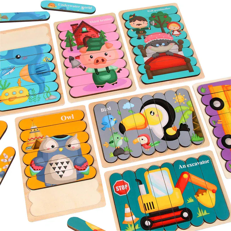 puzzle lame en bois I boutique1one