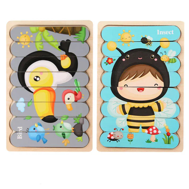 puzzle lame en bois I boutique1one AS-2