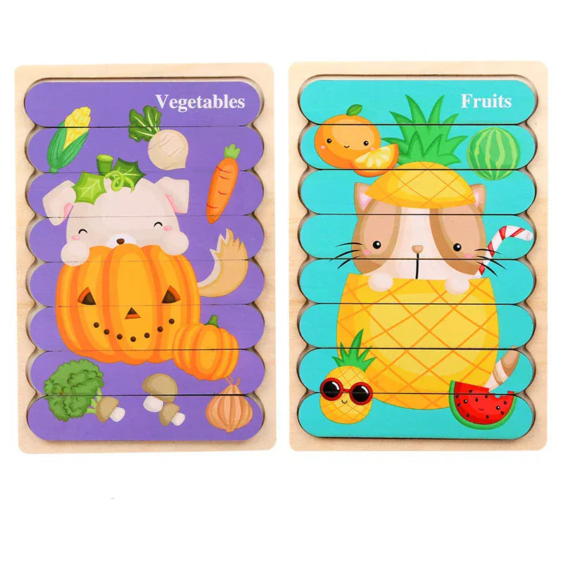 puzzle lame en bois I boutique1one AS-6