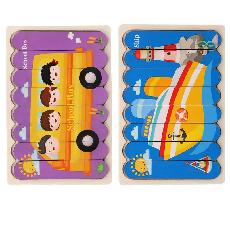 puzzle lame en bois I boutique1one AS-7