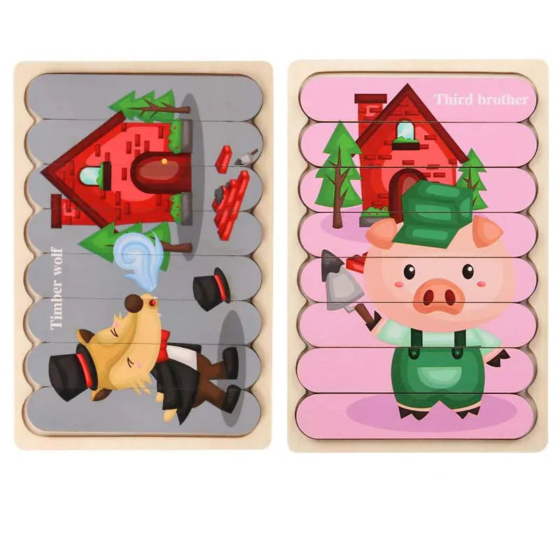 puzzle lame en bois I boutique1one AS-9