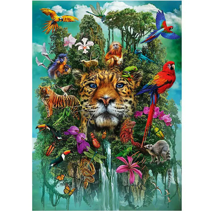 puzzle léopard animaux et autres I boutique1one TT-CFANG-6013-A3