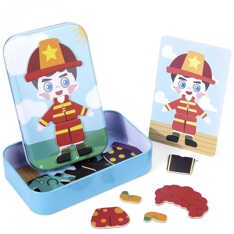 puzzle magnétique reconstitution de personnage I boutique1one Style A