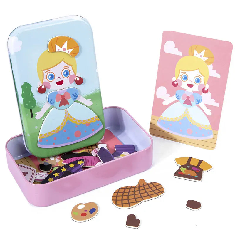 puzzle magnétique reconstitution de personnage I boutique1one Style B