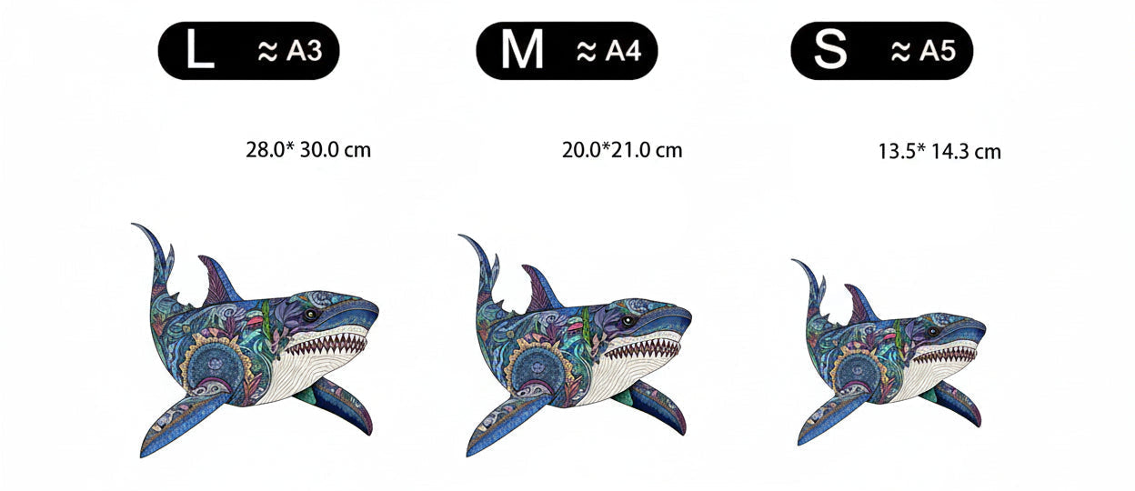 puzzle magnifique de requin I boutique1one
