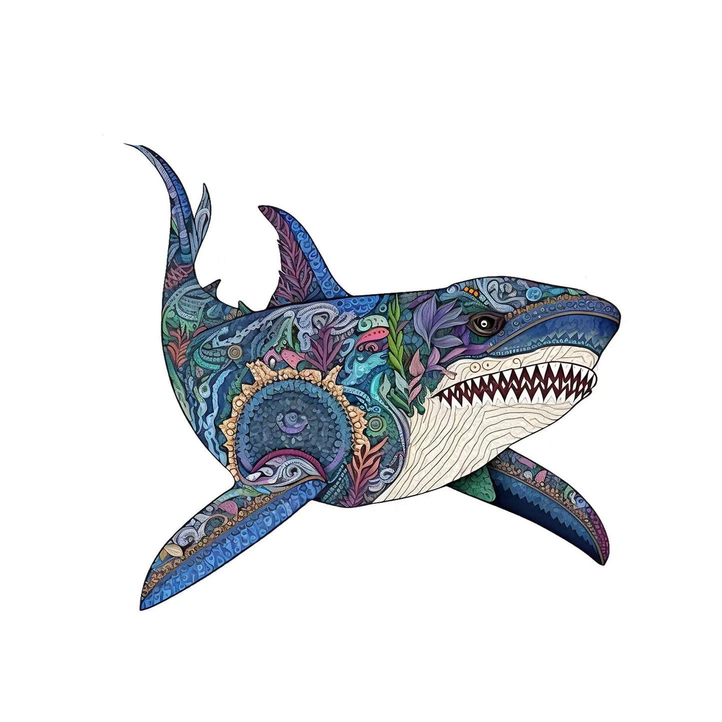 puzzle magnifique de requin I boutique1one A5