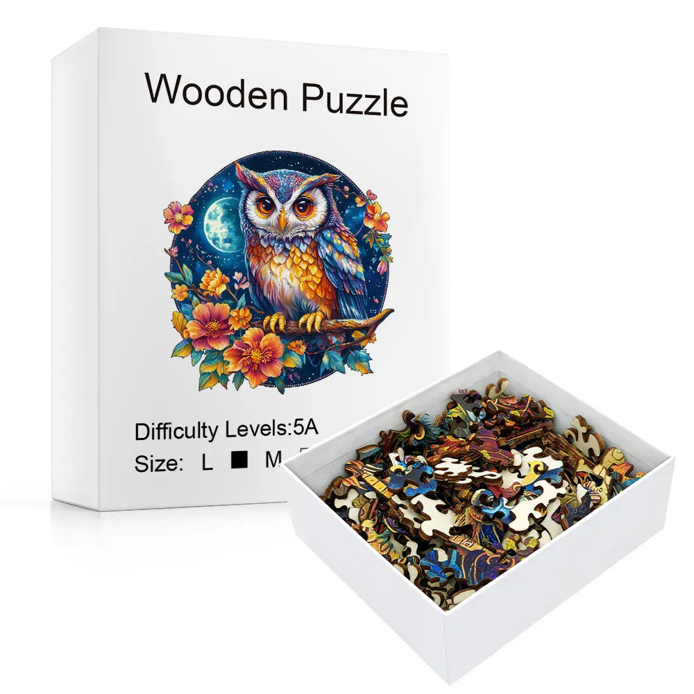 puzzle magnifique hiboux I boutique1one