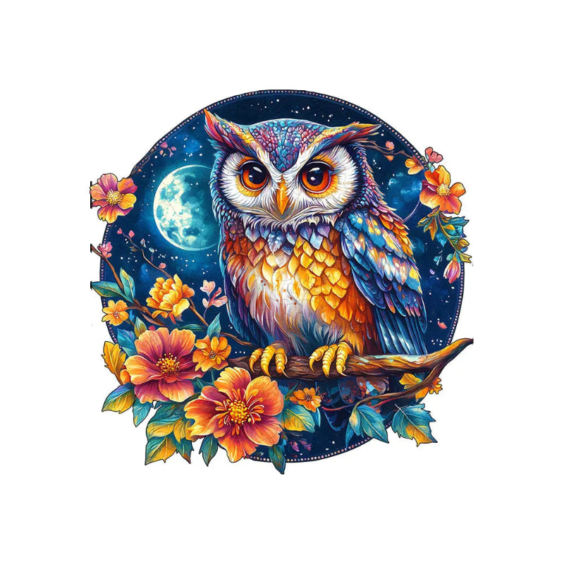 puzzle magnifique hiboux I boutique1one Z187-L