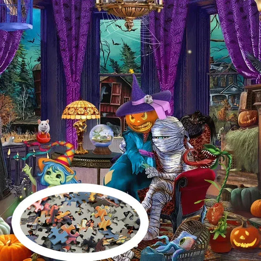 puzzle maison d'halloween I boutique1one Pumpking