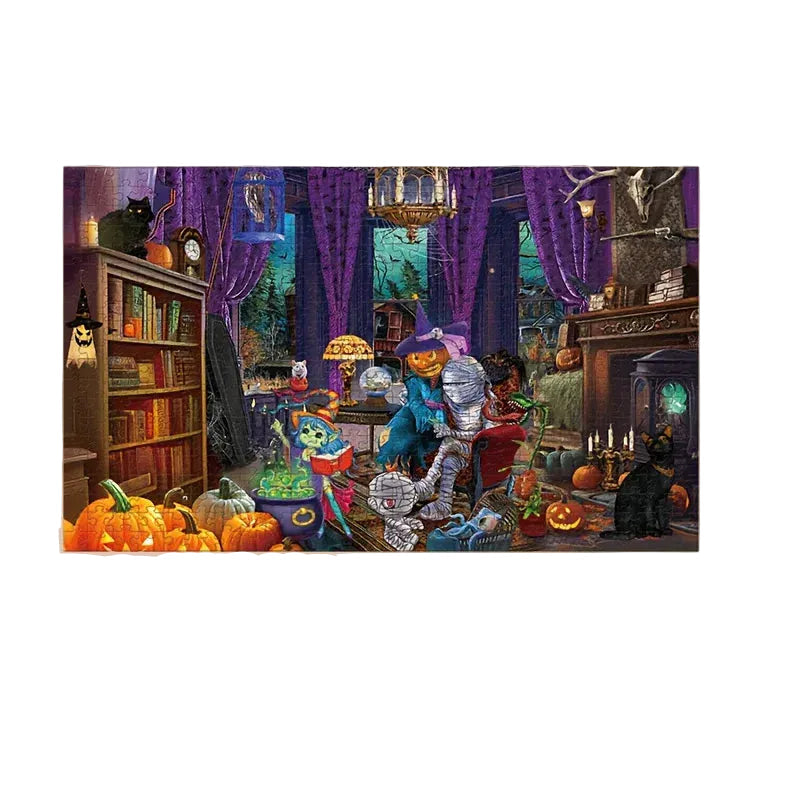 puzzle maison d'halloween I boutique1one Pumpking