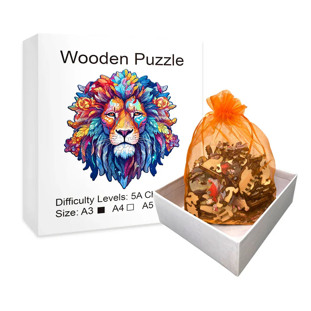 puzzle majestueux lion I boutique1one