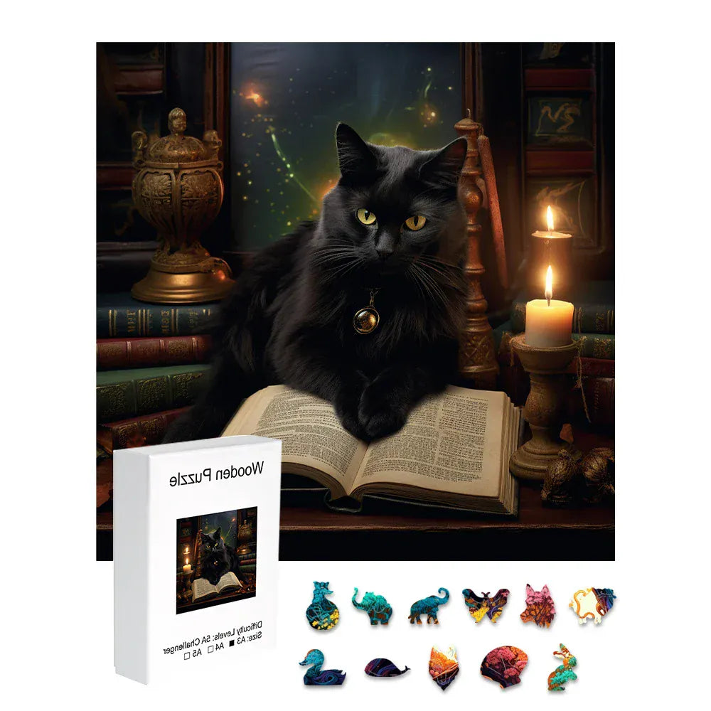 puzzle mystérieux chat I boutique1one