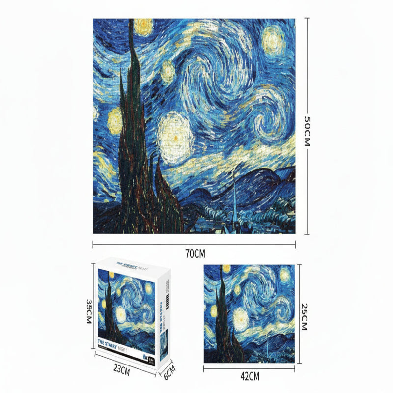 puzzle nuit étoilée Van Gogh I boutique1one 1000PCS