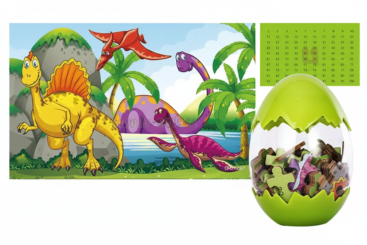 puzzle oeufs de dinosaures 6601