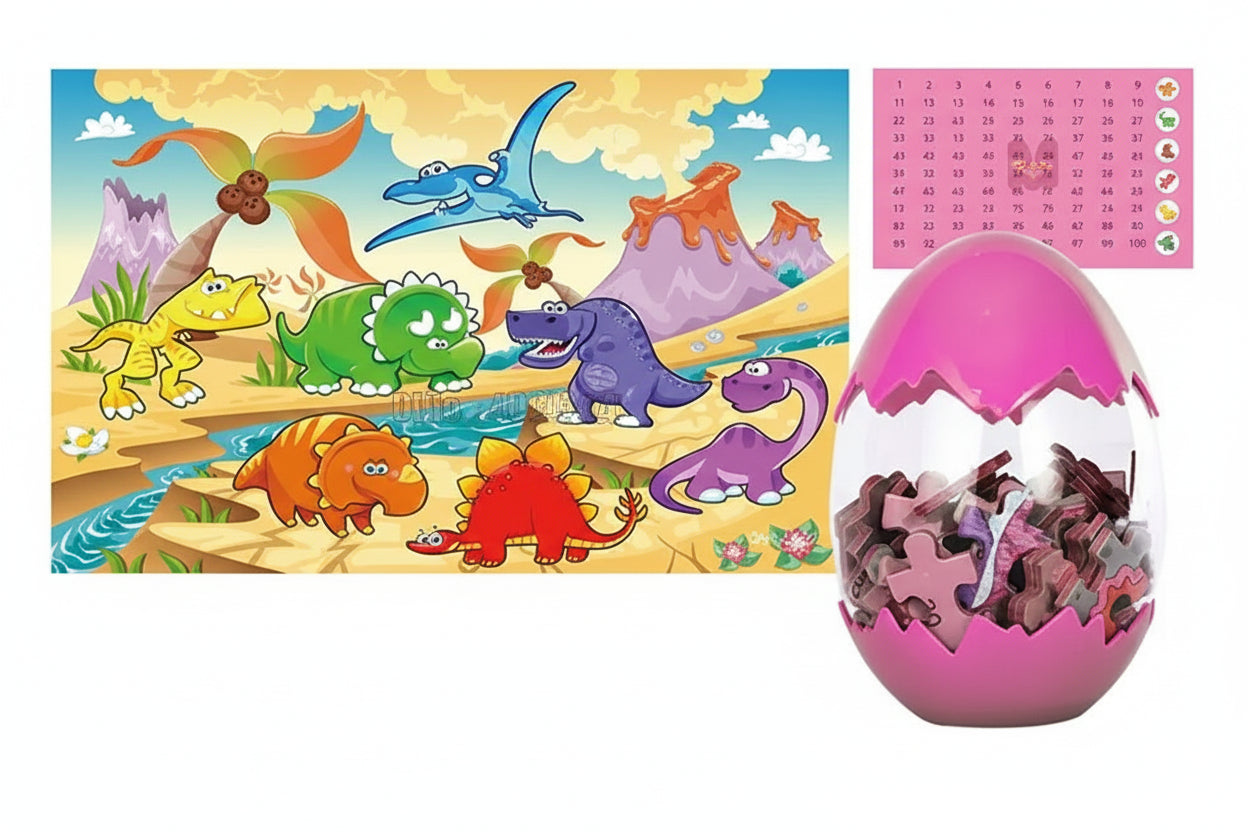 puzzle oeufs de dinosaures 6602