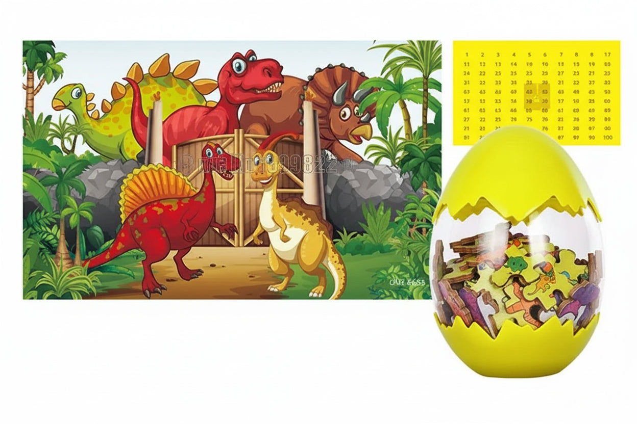 puzzle oeufs de dinosaures 6603