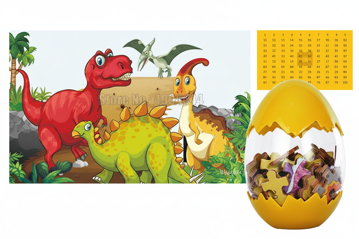 puzzle oeufs de dinosaures 6604