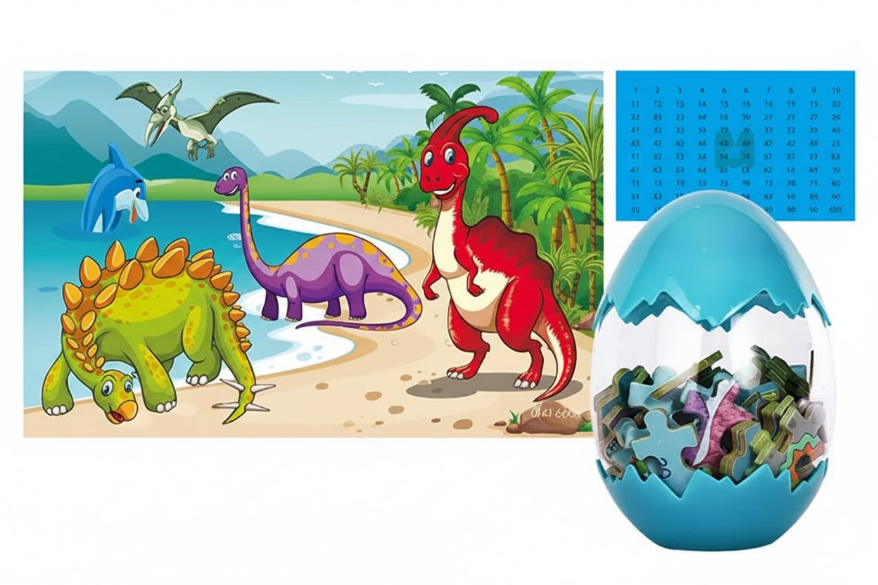 puzzle oeufs de dinosaures 6605