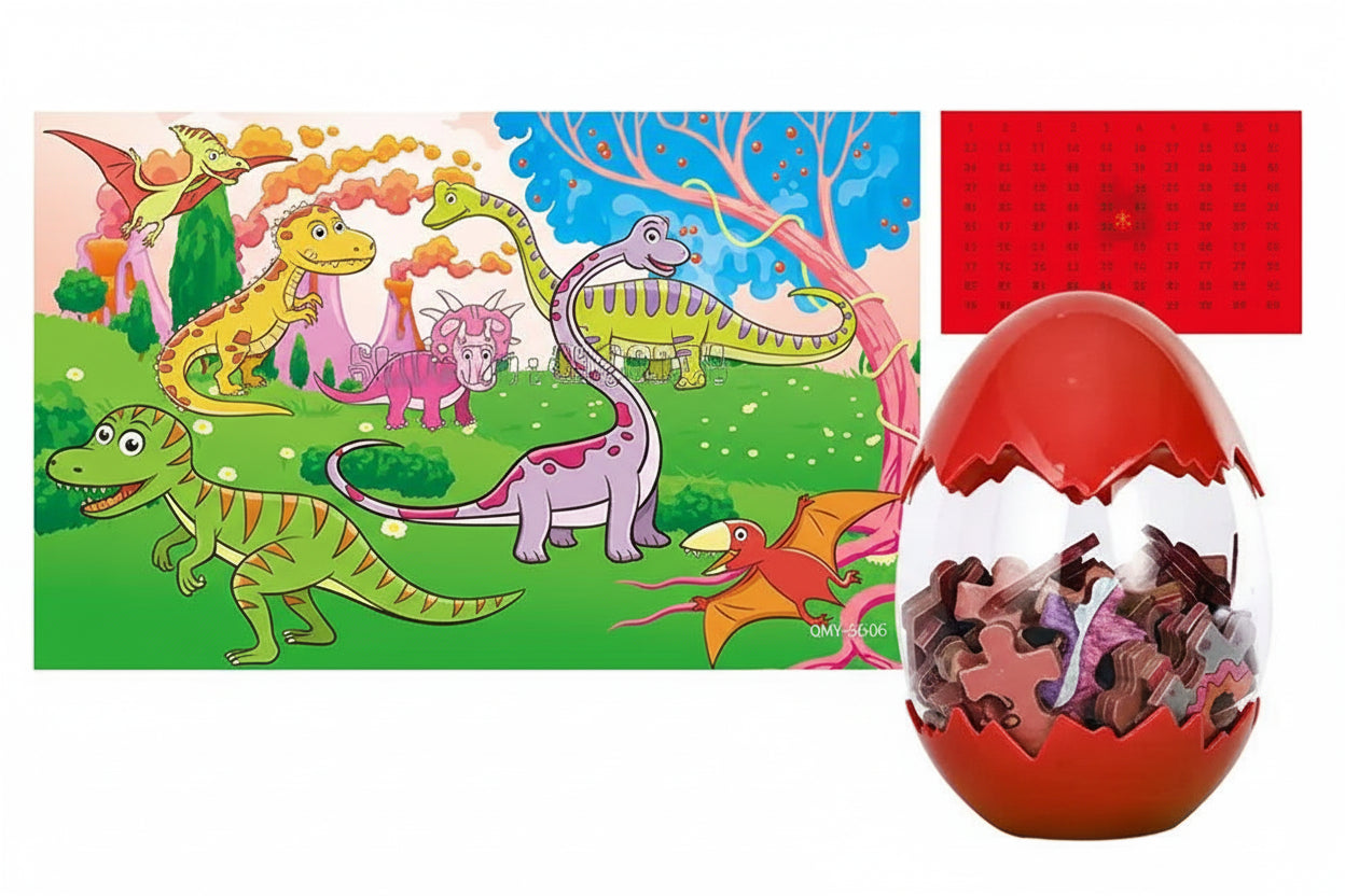 puzzle oeufs de dinosaures 6606