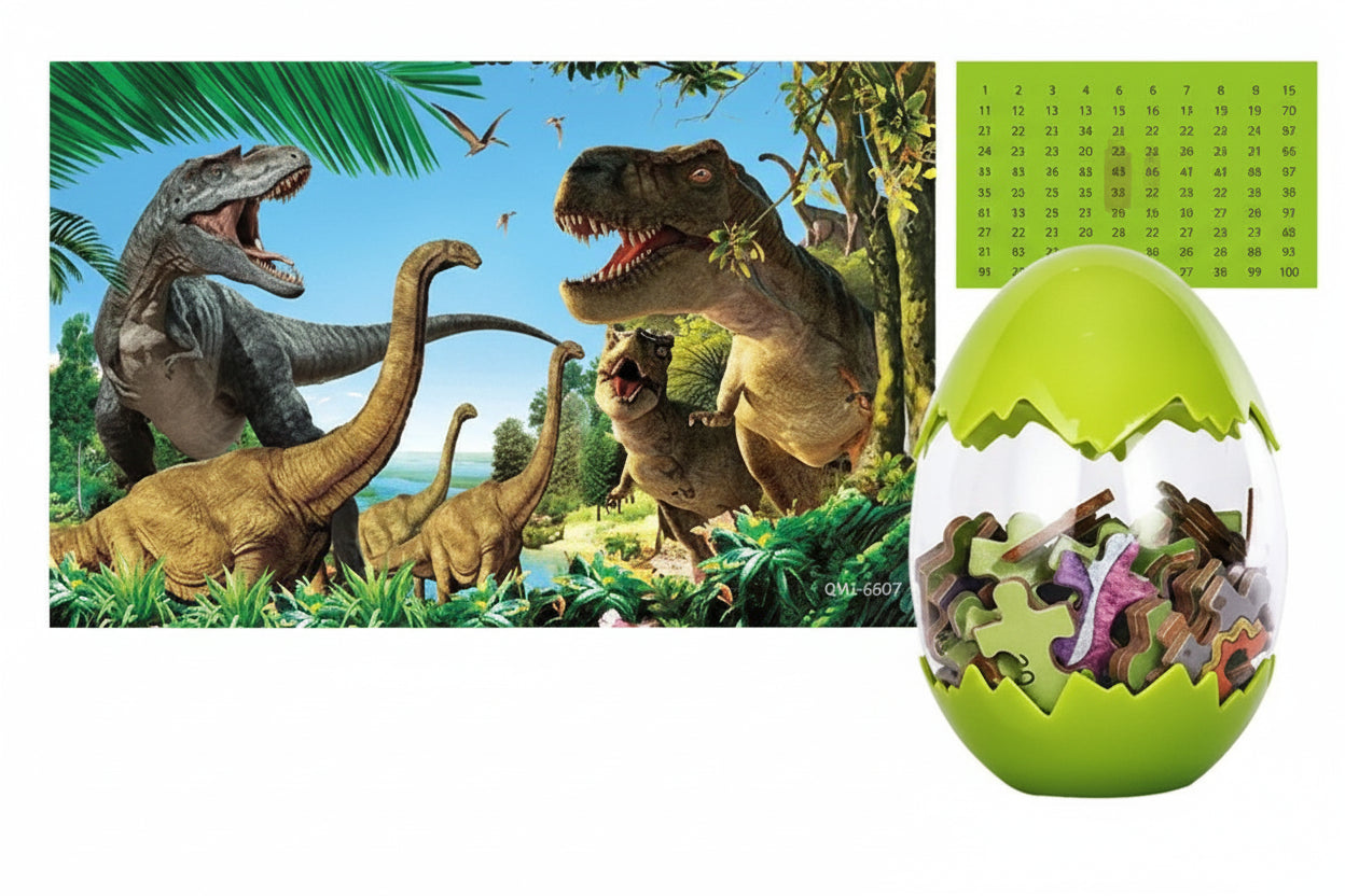 puzzle oeufs de dinosaures 6607