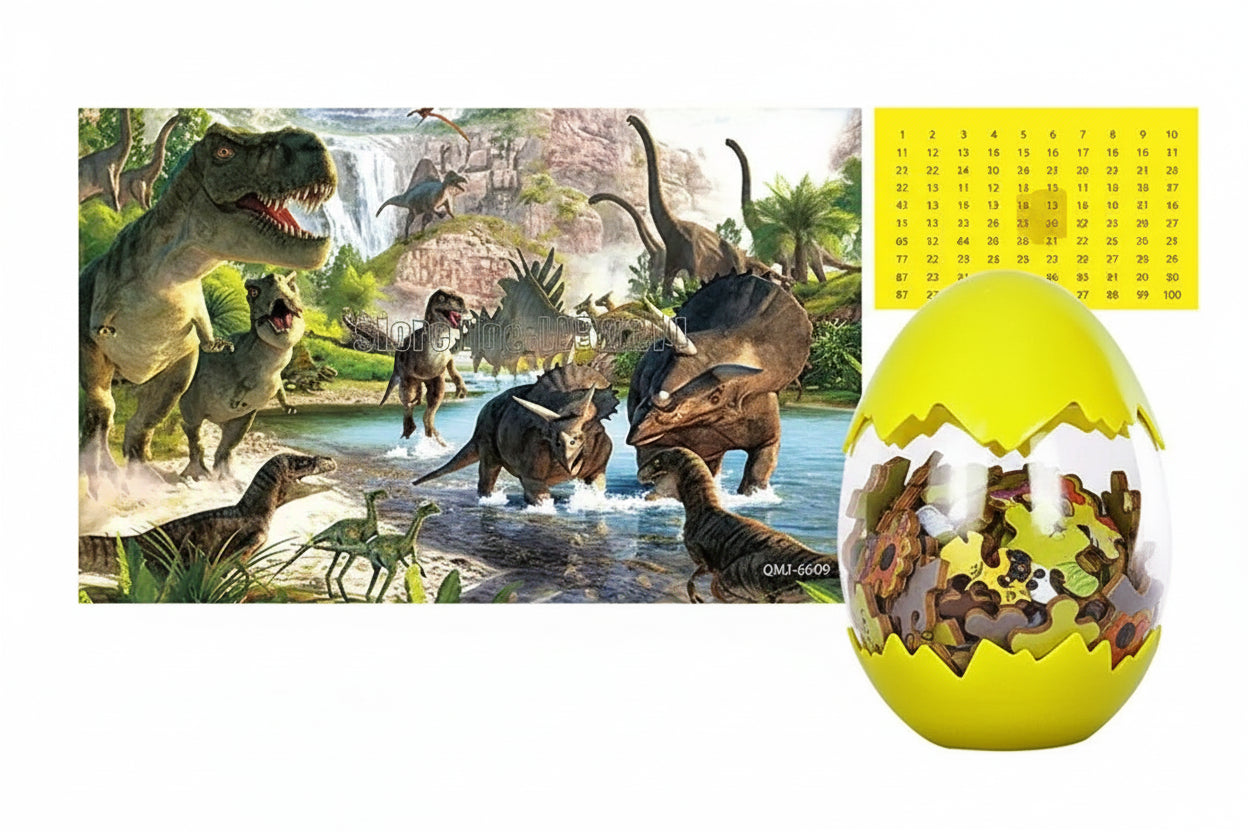 puzzle oeufs de dinosaures 6609
