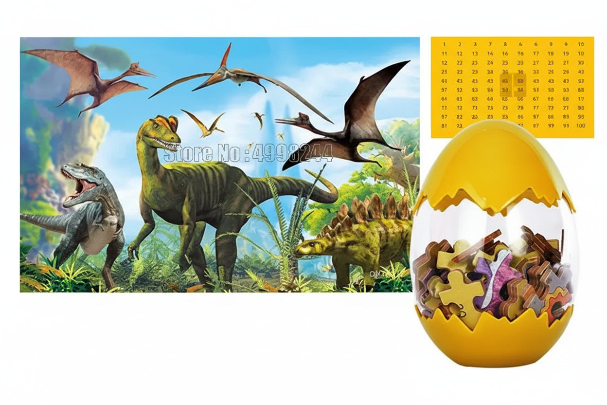 puzzle oeufs de dinosaures 6610