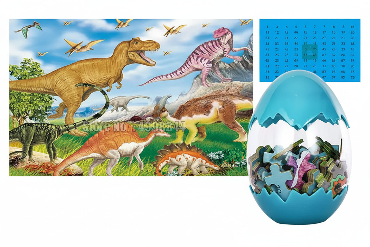puzzle oeufs de dinosaures 6611