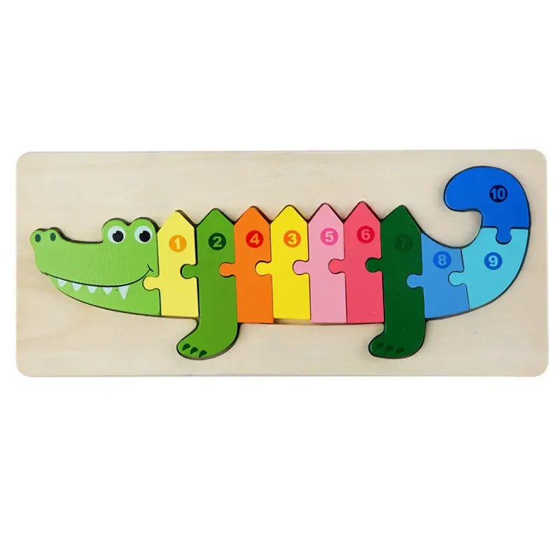 puzzle originale en bois I boutique1one crocodile
