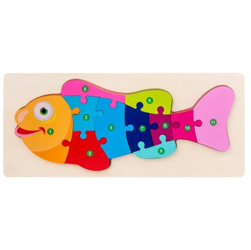 puzzle originale en bois I boutique1one fish