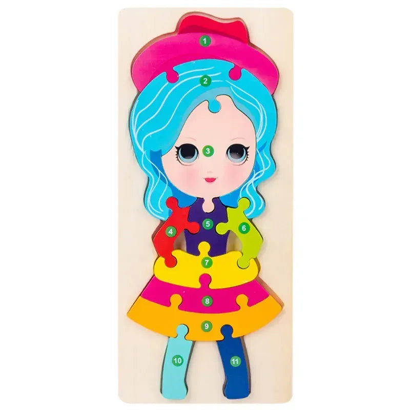 puzzle originale en bois I boutique1one girl