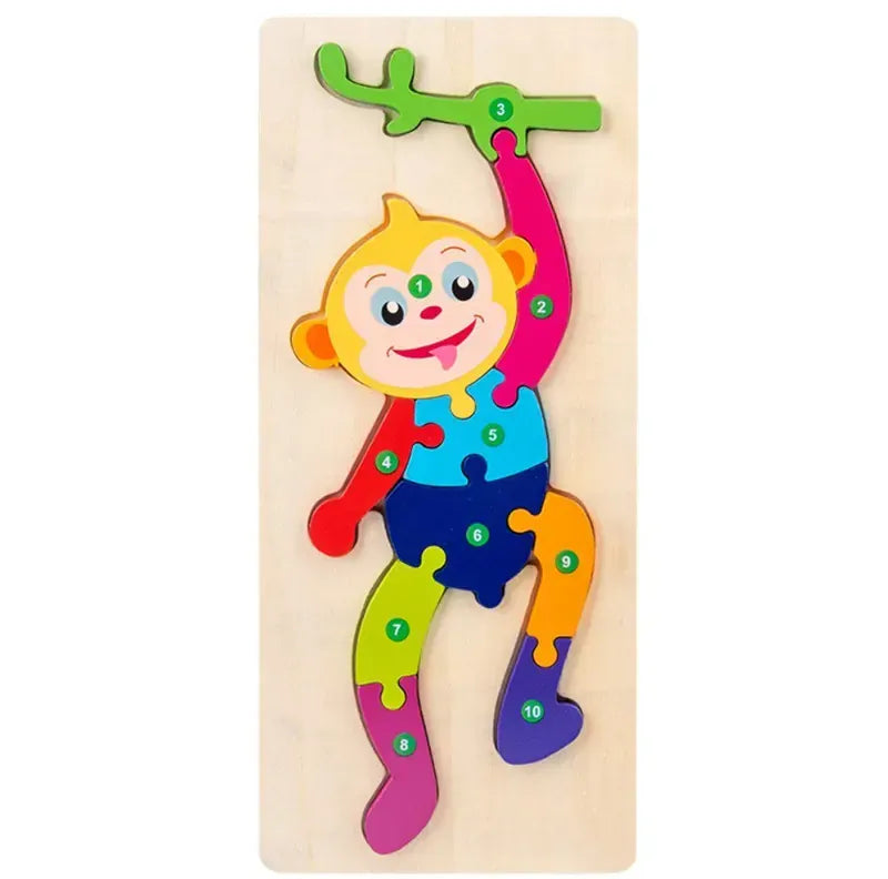 puzzle originale en bois I boutique1one monkey