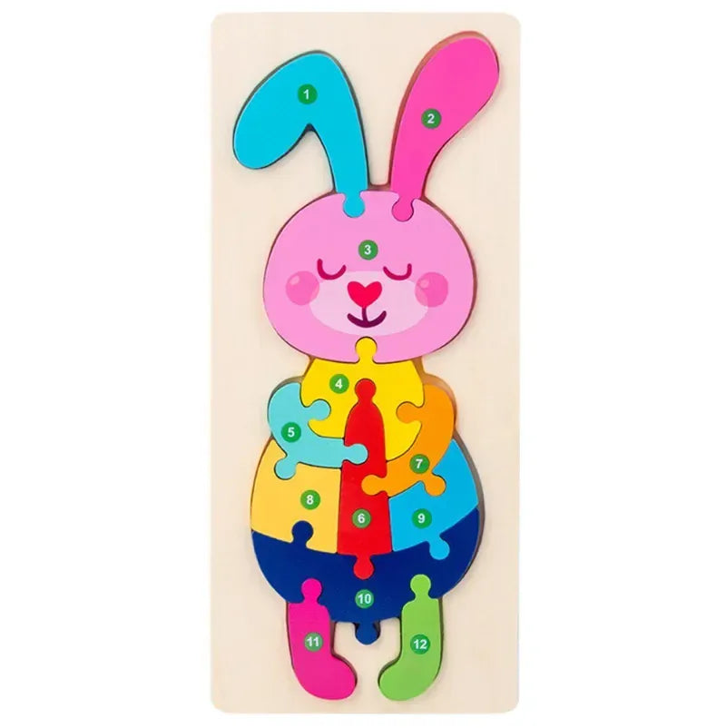 puzzle originale en bois I boutique1one rabbit
