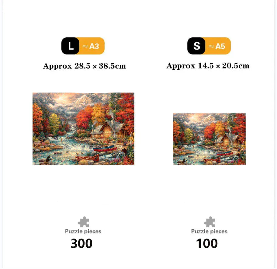 puzzle paysage d'automne I boutique1one