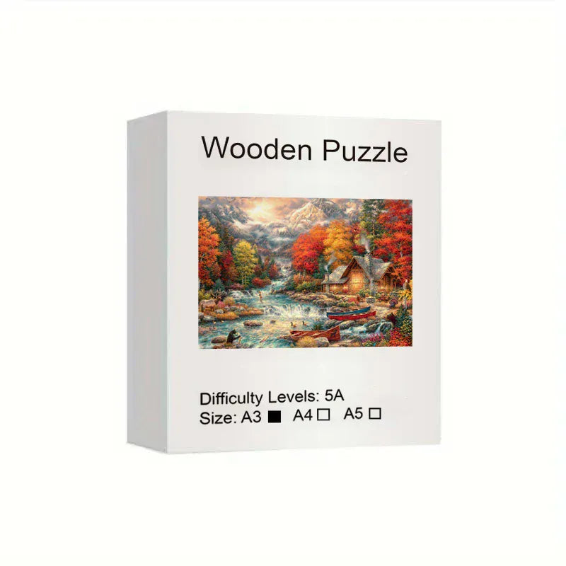 puzzle paysage d'automne I boutique1one A3