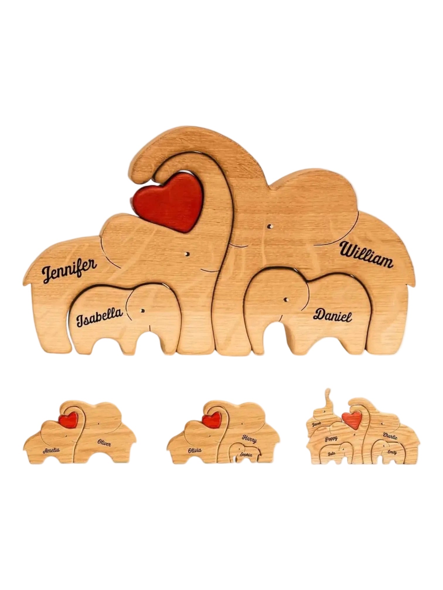 puzzle personnalisé en forme d'élèphant I boutique1one