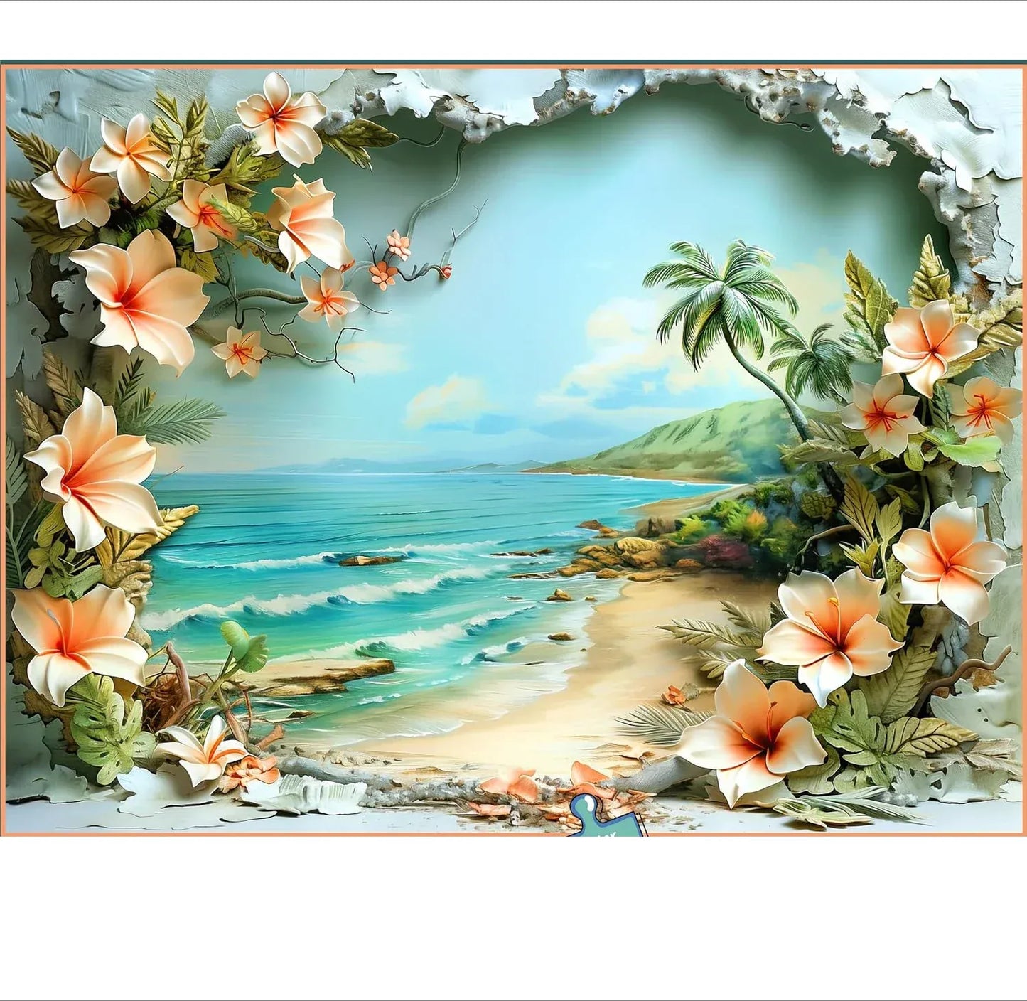 puzzle plage d'Hawaï I boutique1one